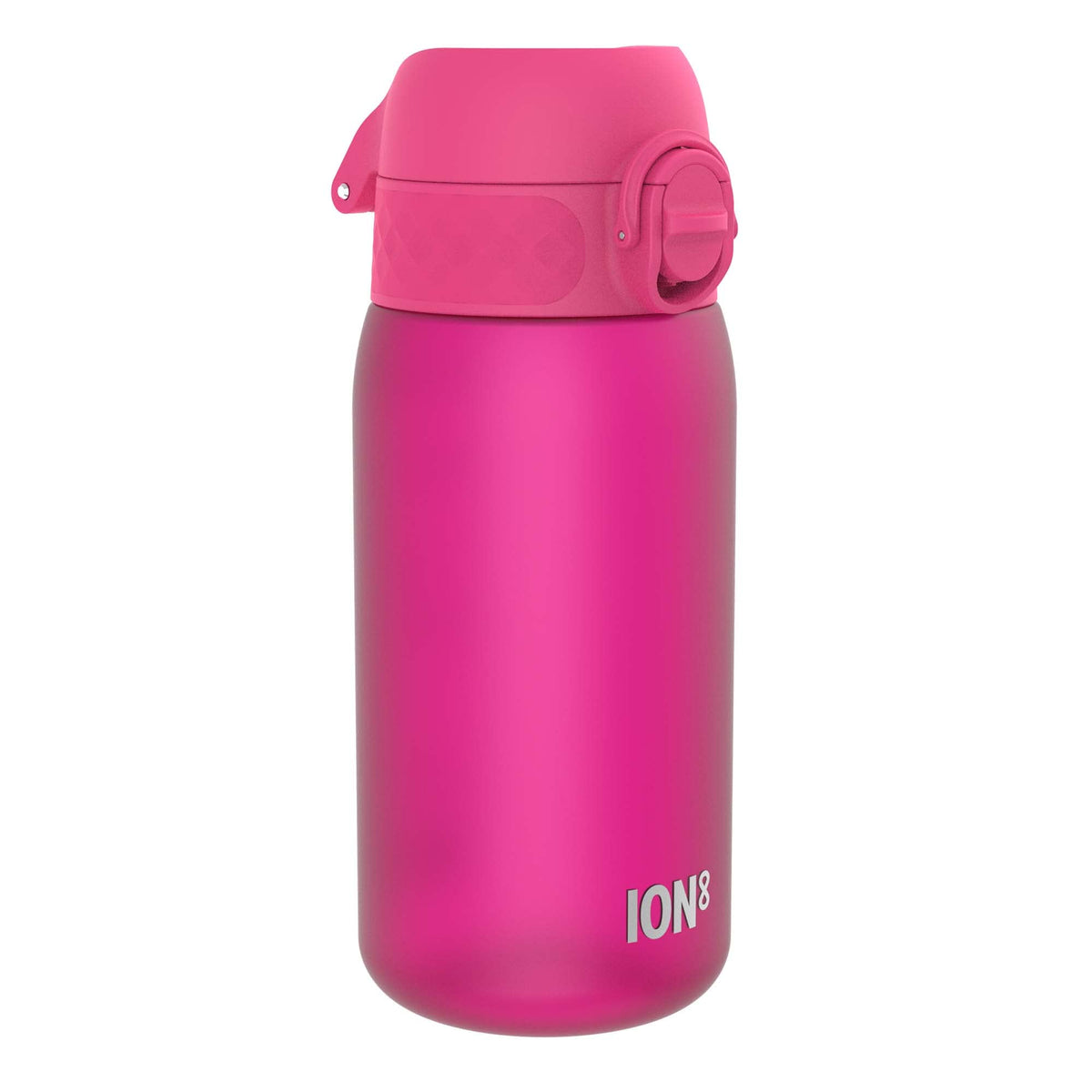 Ion8 small water bottle 350ml pink compact for lunchboxes