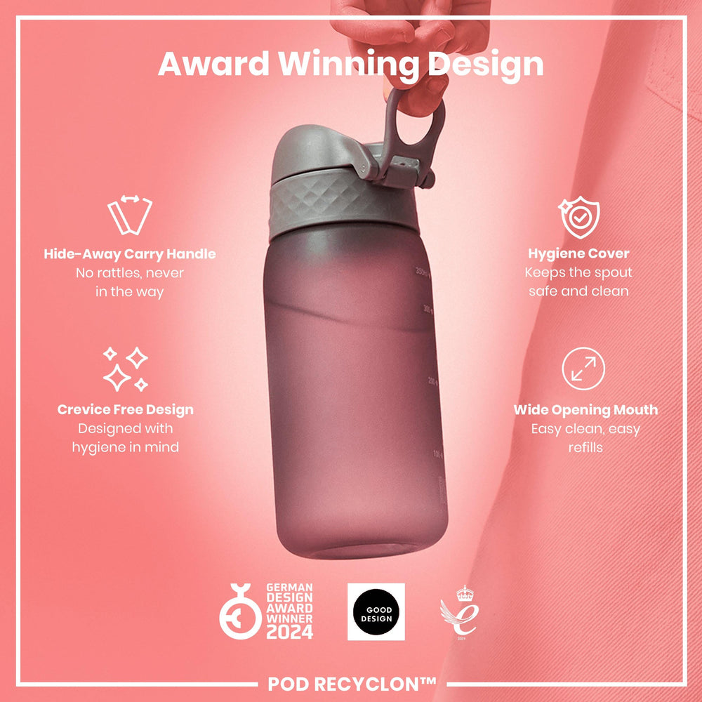 Ion8 carbon-neutral plastic highlights eco-friendly hydration.