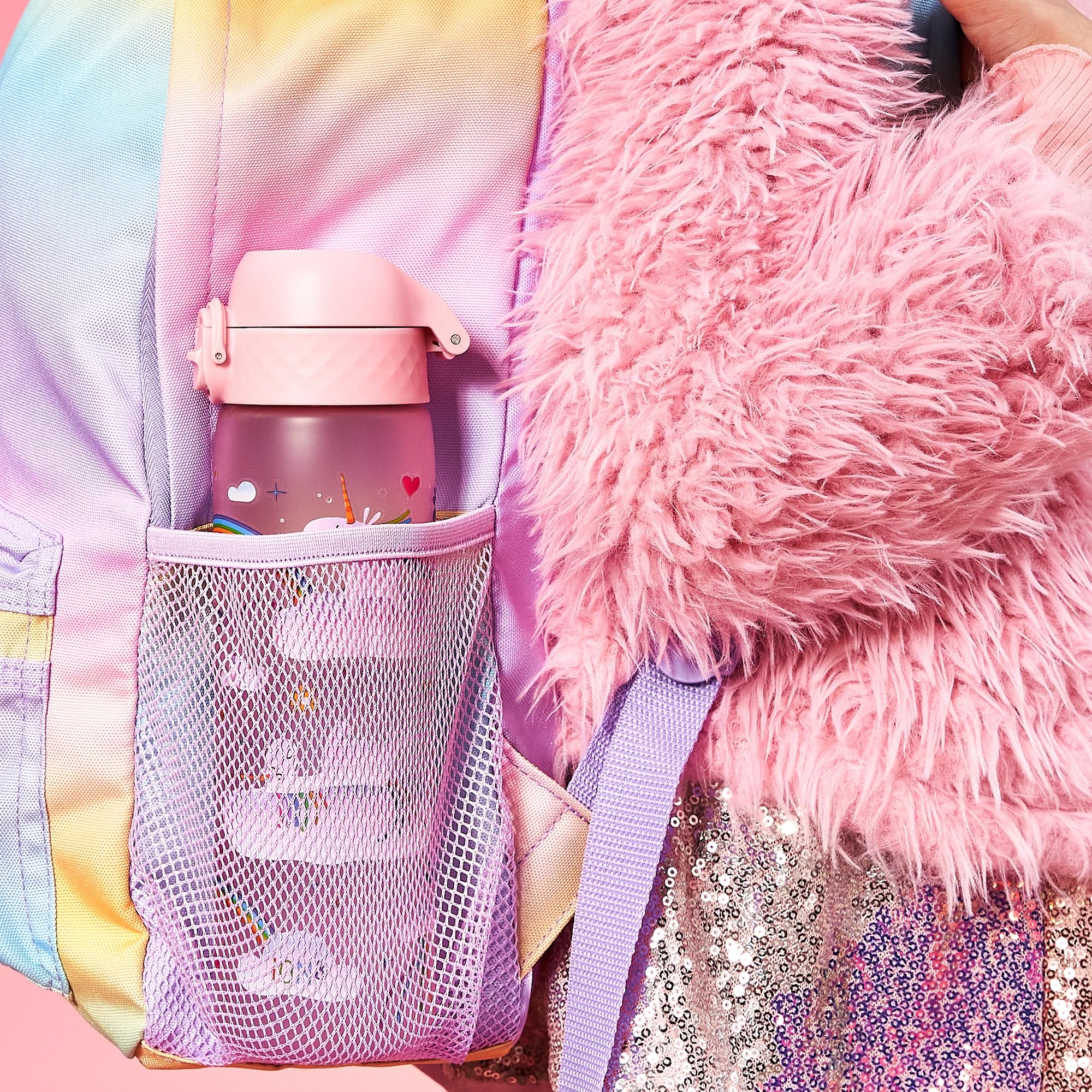 Ion8 bottle design is leak-proof and BPA-free for safe hydration on the move.