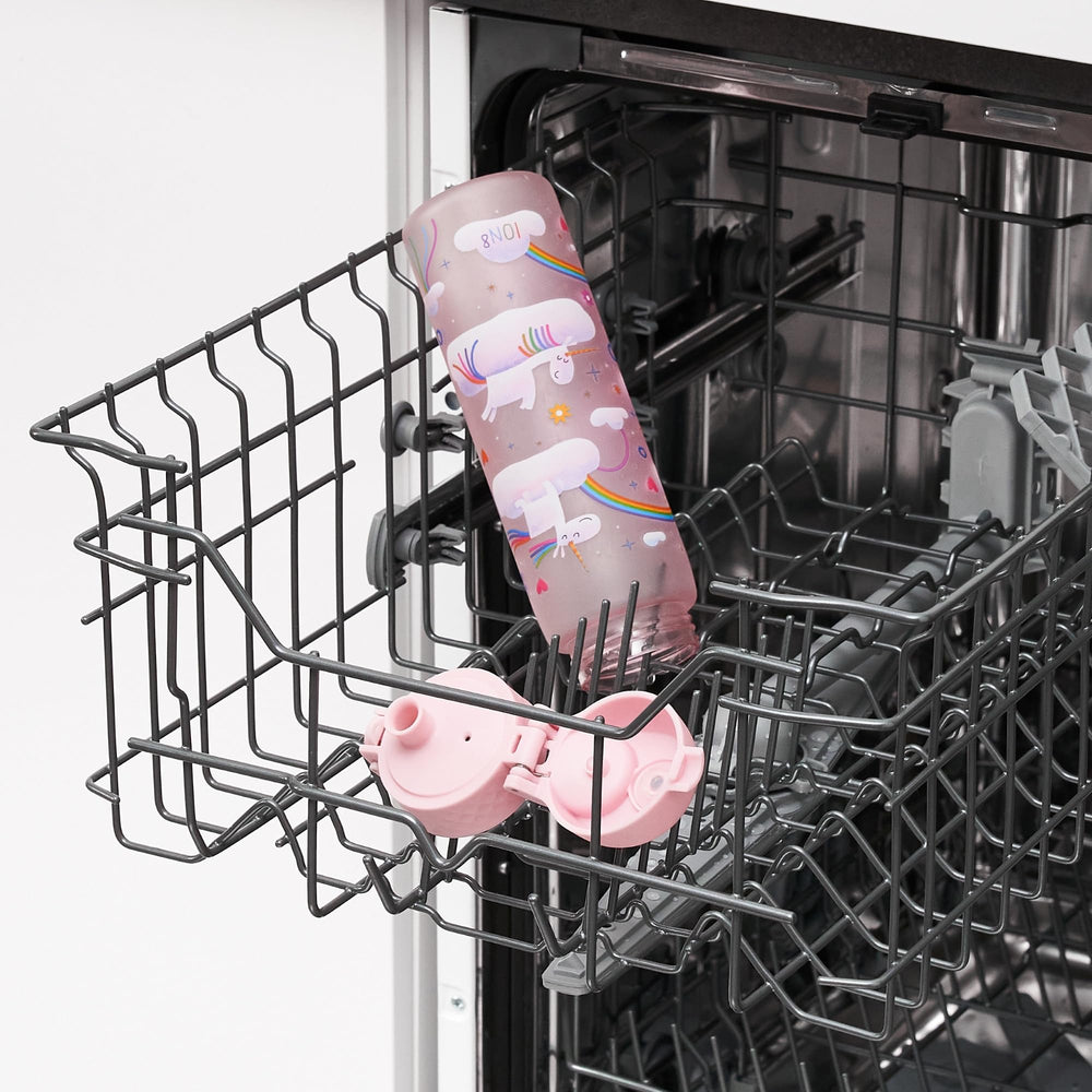 Ion8 bottle is top-rack dishwasher safe for easy cleaning after meals and workouts.