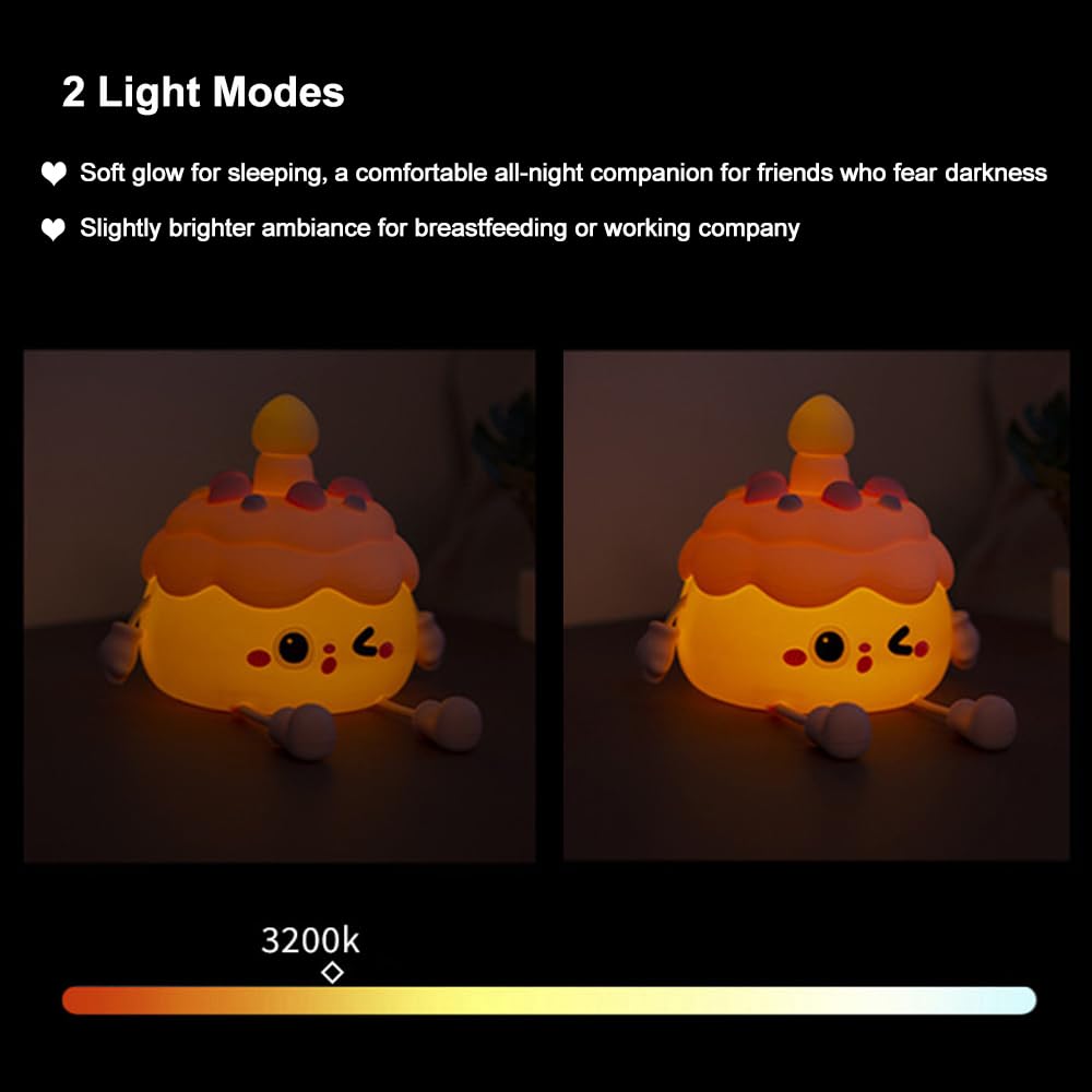 ipalmay Fun Night Light auto-off demo showing sleep timer