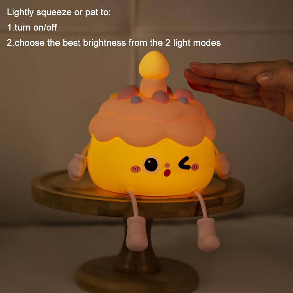 ipalmay Fun Night Light kids-room display with two brightness options