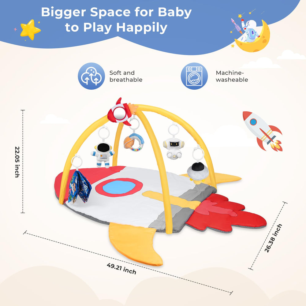 IPOZITO machine-washable-mat ensures easy cleaning after play sessions.