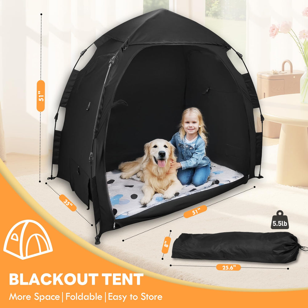 IQYIQY blackout tent travel bag compact easy setup on trips