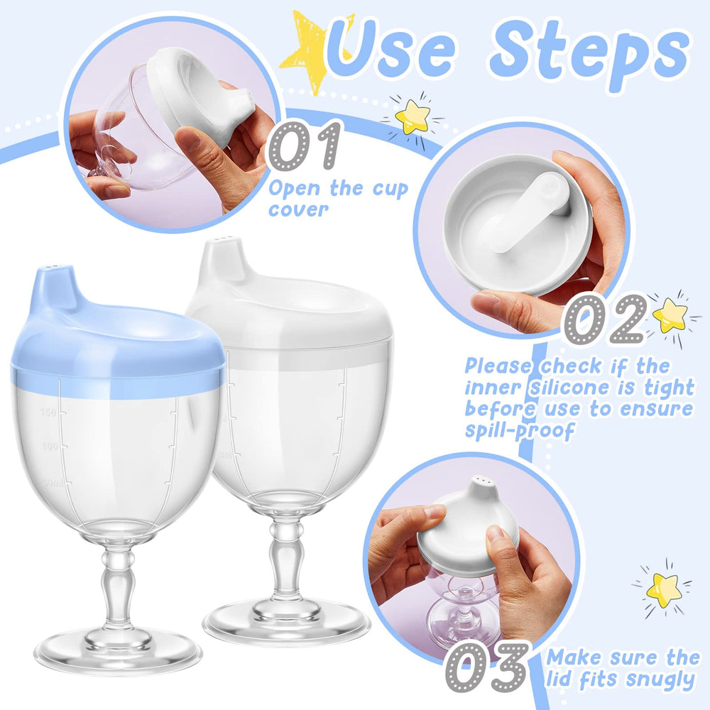 Irenare leak-proof straw design keeps liquids contained when tilted.