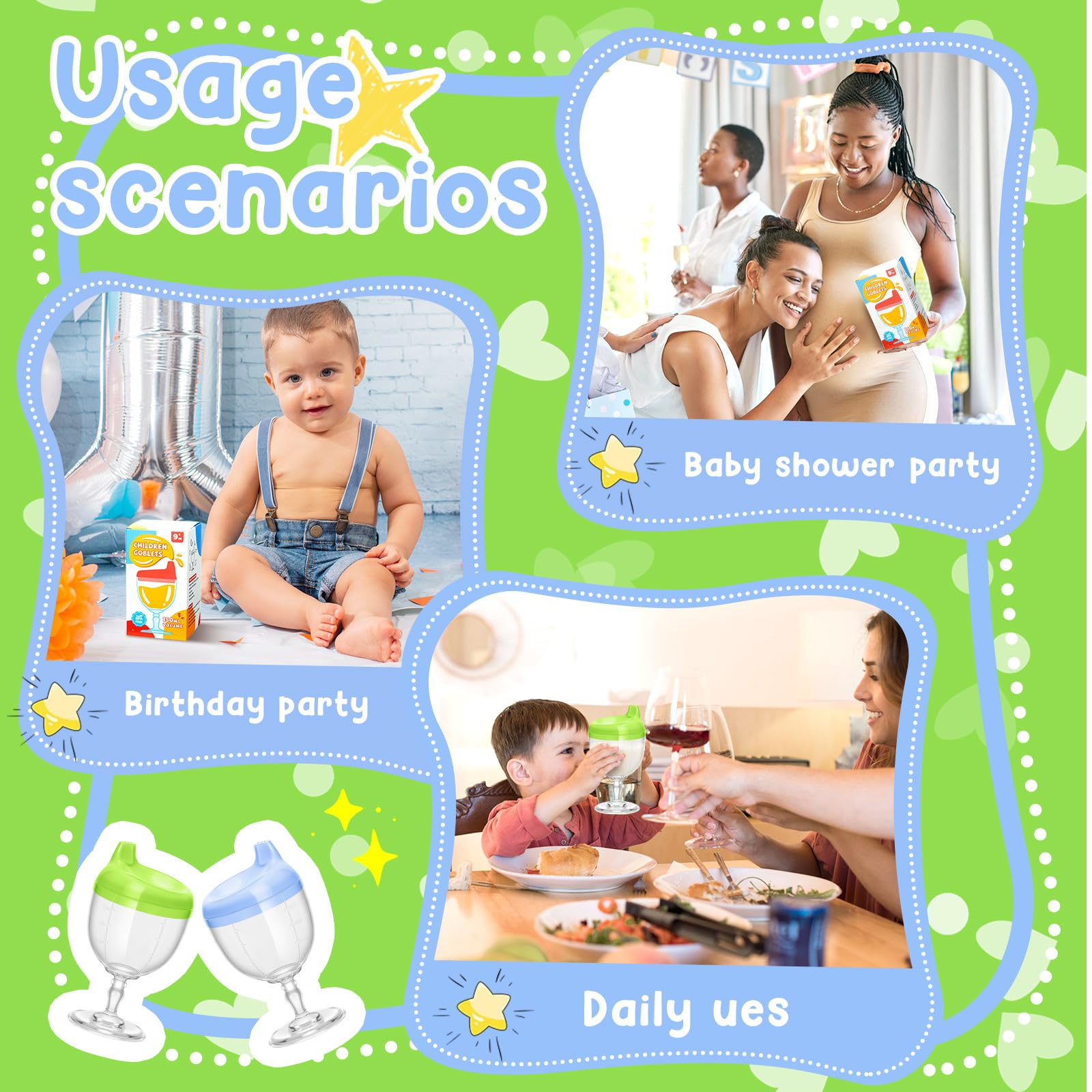 Irenare blue-green color variants add cheerful vibes to family meals.
