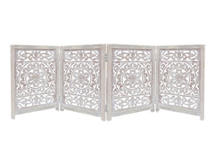 IRONGATE wooden pet gate four-panel assembly showing flexible room division