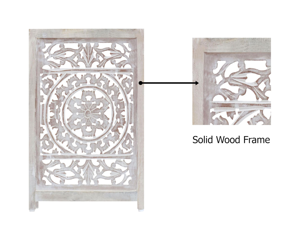 IRONGATE mango wood frame demonstrates sturdy construction and natural texture