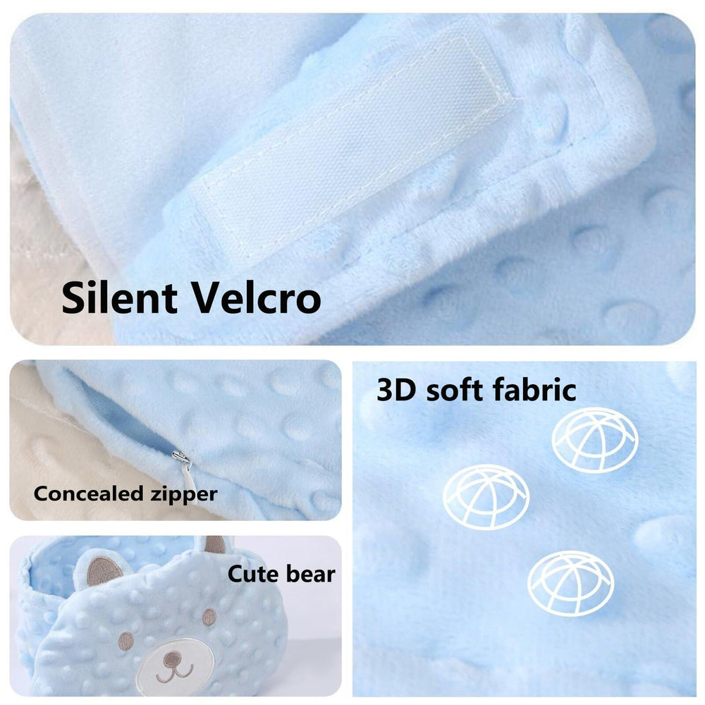 ISANPAN animal-shaped belt design helps distract baby during soothing sessions.