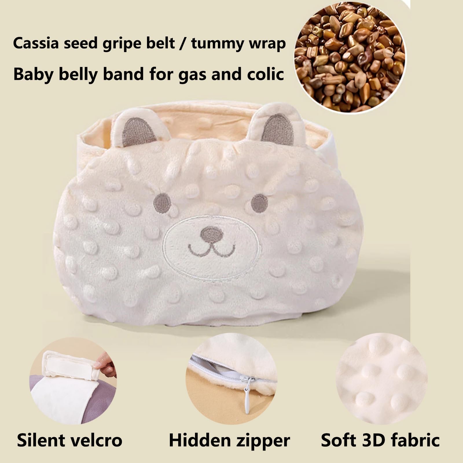 ISANPAN gripe-belt in animal shape designed to entertain during fussiness and gas.