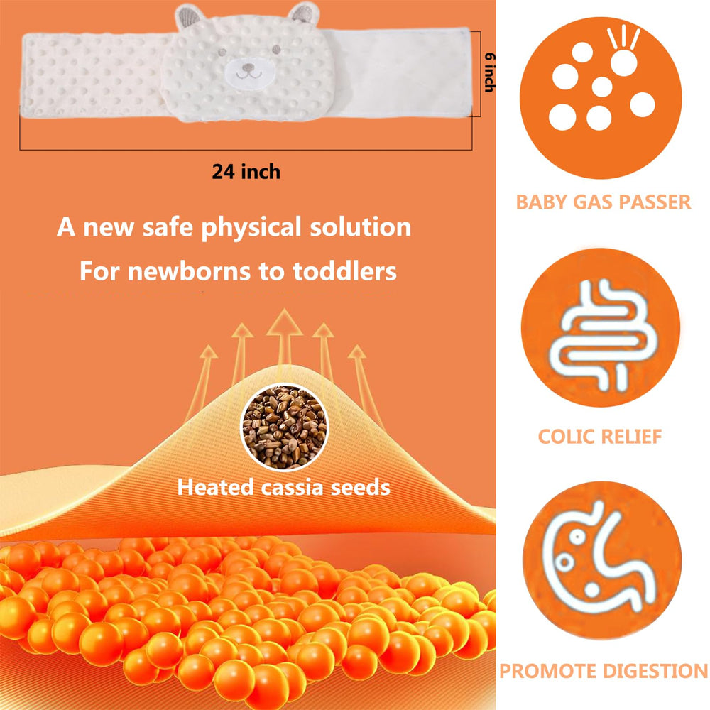 ISANPAN heated-tummy-wrap shown ready to wrap for warm relief during tummy moments.
