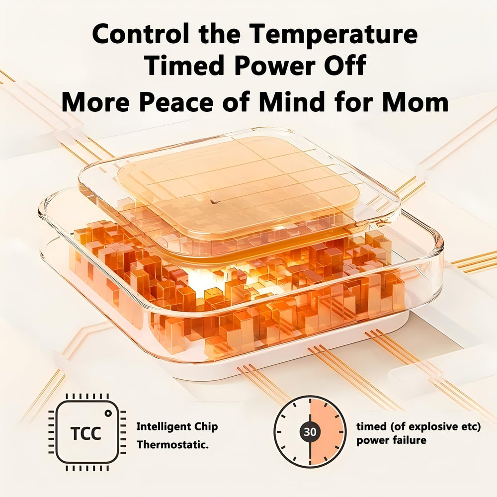 ISANPAN New Generation Baby Wrap safety auto-shutoff provides peace of mind.