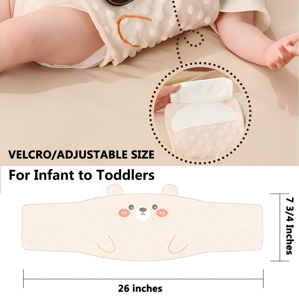 ISANPAN New Generation Baby Wrap soft belly surface for gentle contact.