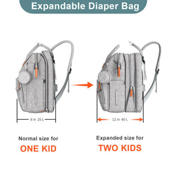 ISMGN diaper bag backpack insulated bottle pockets keeping bottles warm or cold