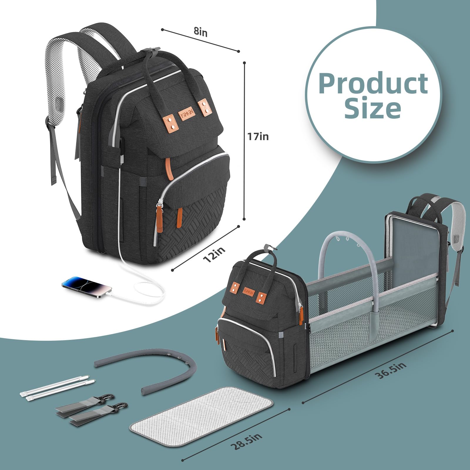 ISMGN backpack-to-tote modes offer versatile everyday carrying