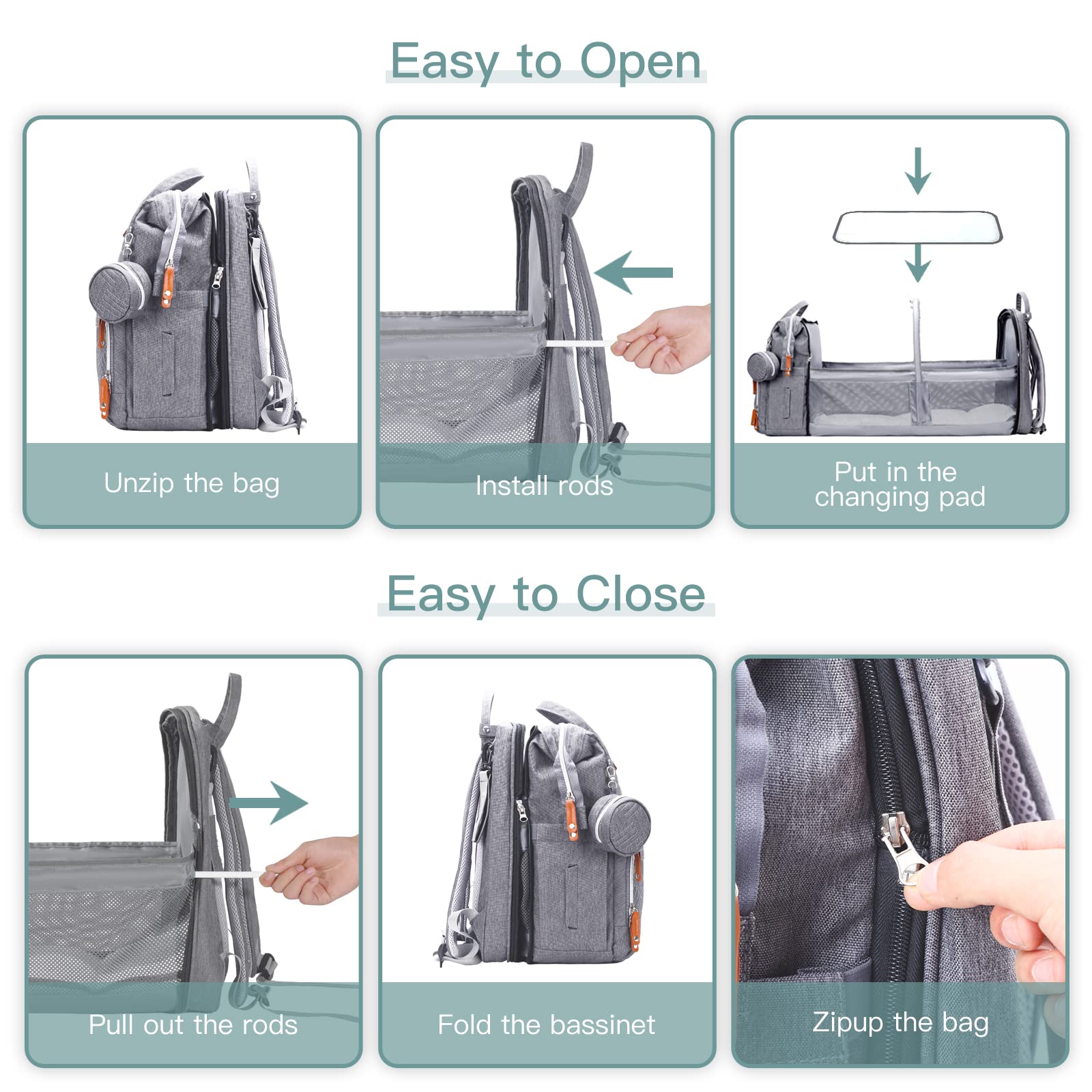 ISMGN backside pocket provides quick access to phone or wallet