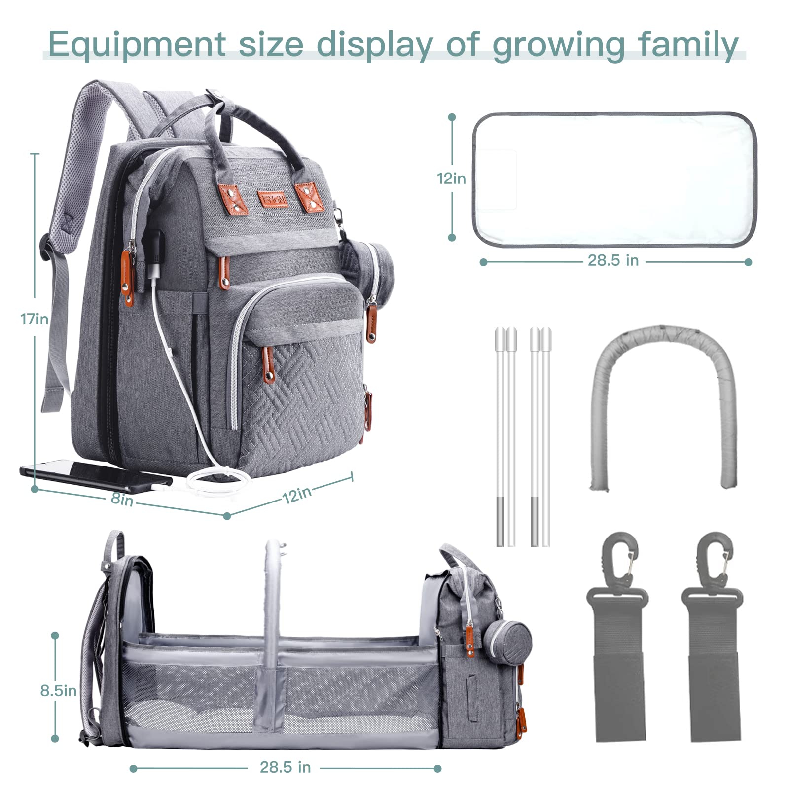ISMGN padded shoulder straps improve comfort during long days out