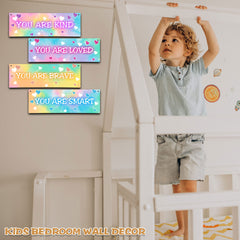 ISOVF wooden wall art You Are Kind promotes positive reminders in kids spaces