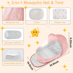 ISELECTOR thick mattress provides a comfy sleeping surface with breathable materials.