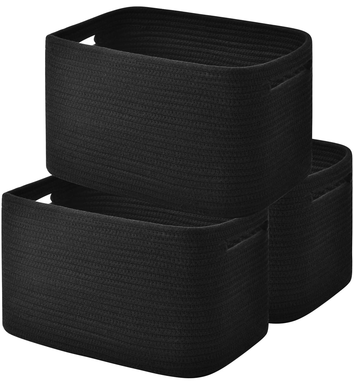 Issudata storage basket foldable design with built-in handles for easy toy organization.