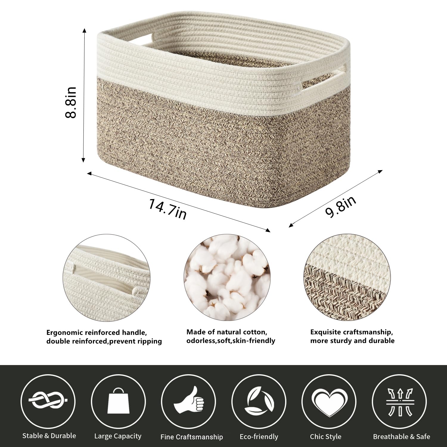 Issudata storage basket folded design demonstrates portability and compact storage