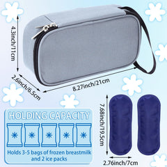 ISUSSER ice packs included for lasting cold preservation