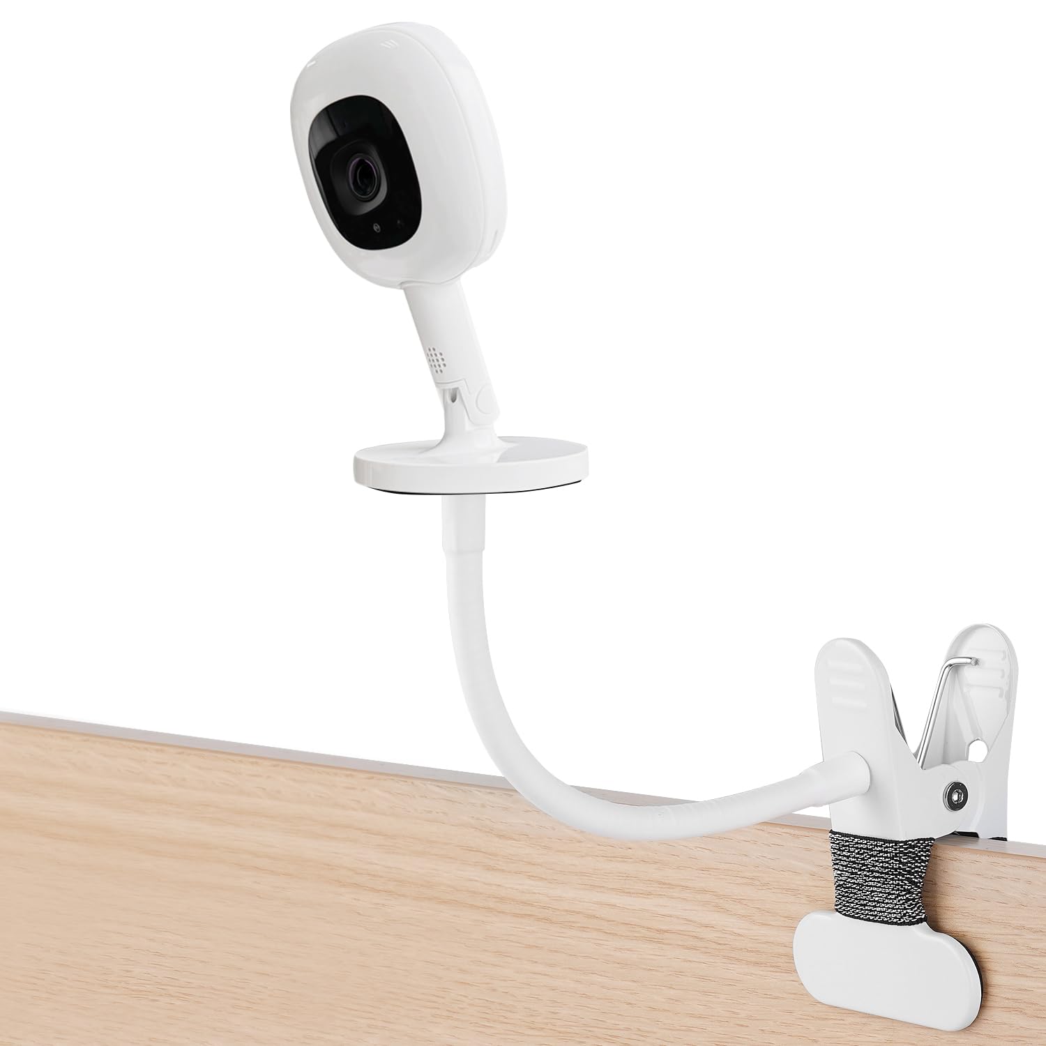 iTODOS mount clip securing Nanit Pro for hands-free viewing