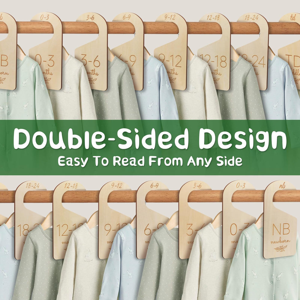 ITDYB 0-3 months divider helps quick size selection for tiny outfits.