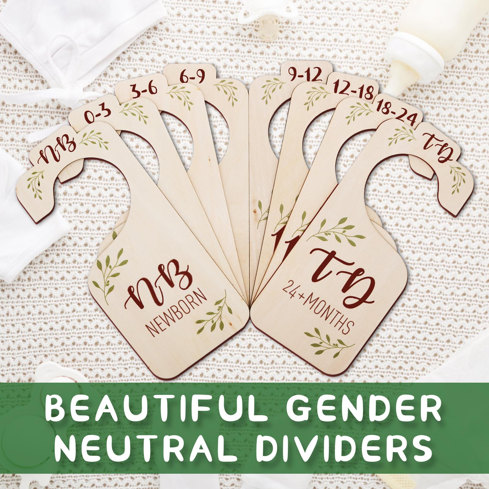 ITDYB gender-neutral nursery decor while keeping clothes organized.