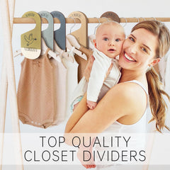ITDYB double-sided divider for 0-3 month outfits enabling fast selection