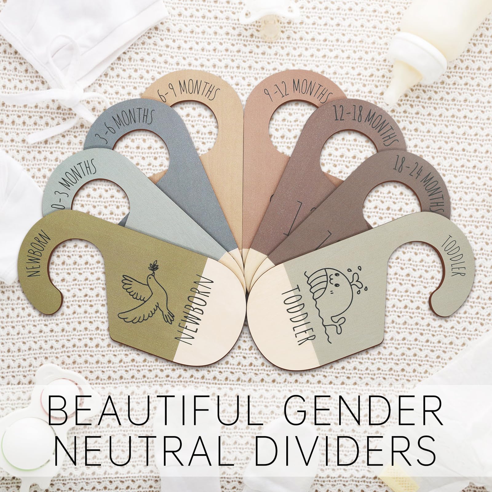 ITDYB wooden dividers showcase double-sided design for clear readability