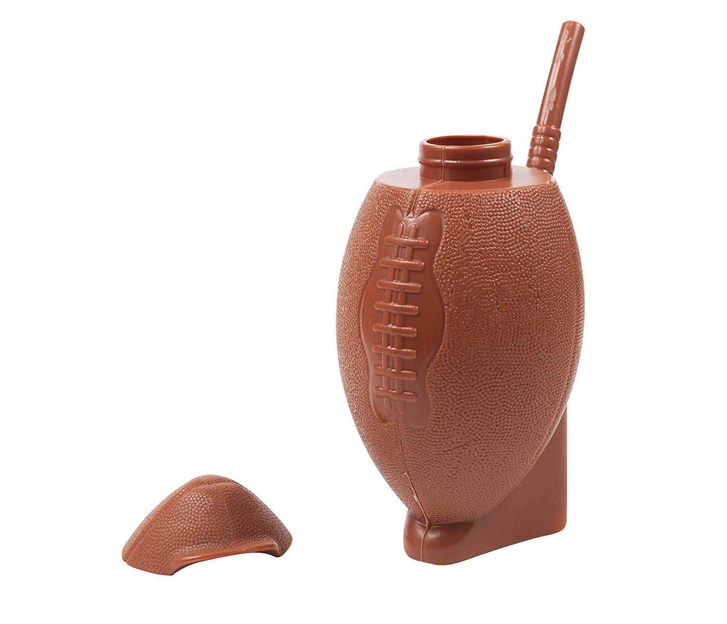 Football sippy cup being cleaned in dishwasher for easy care