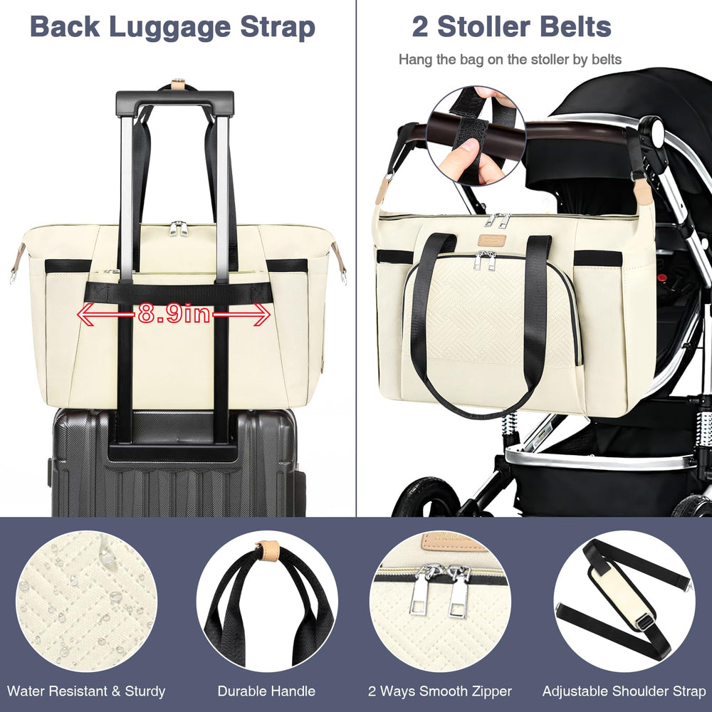 ITIEZY adjustable strap converts from shoulder to crossbody for comfortable wear.