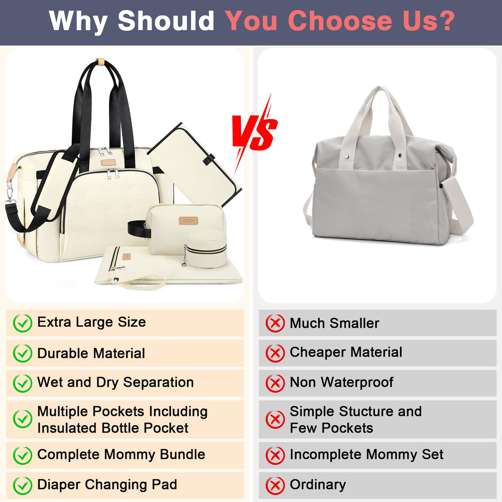 ITIEZY changing pad is included for convenient on-the-go diaper changes.