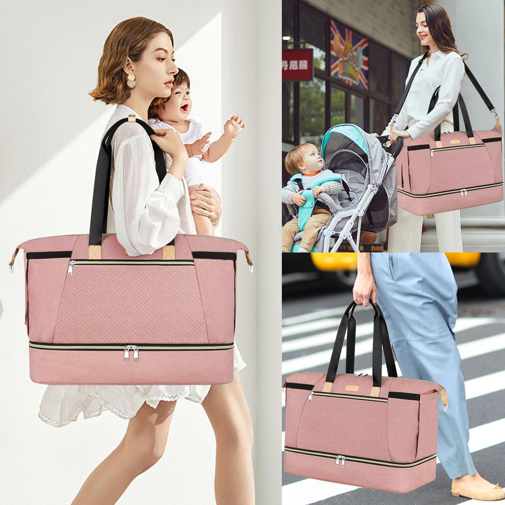 ITIEZY diaper bag tote organizer pouch keeps small items within reach for quick resets.