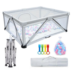 iTiLike foldable playpen setup shows quick, portable setup for on-the-go families