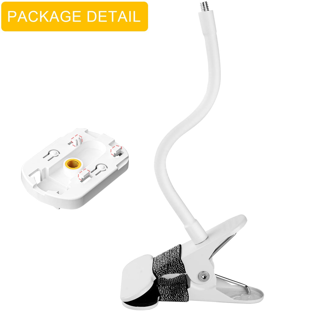 iTODOS baby monitor mount sturdy aluminum core ensures secure support.