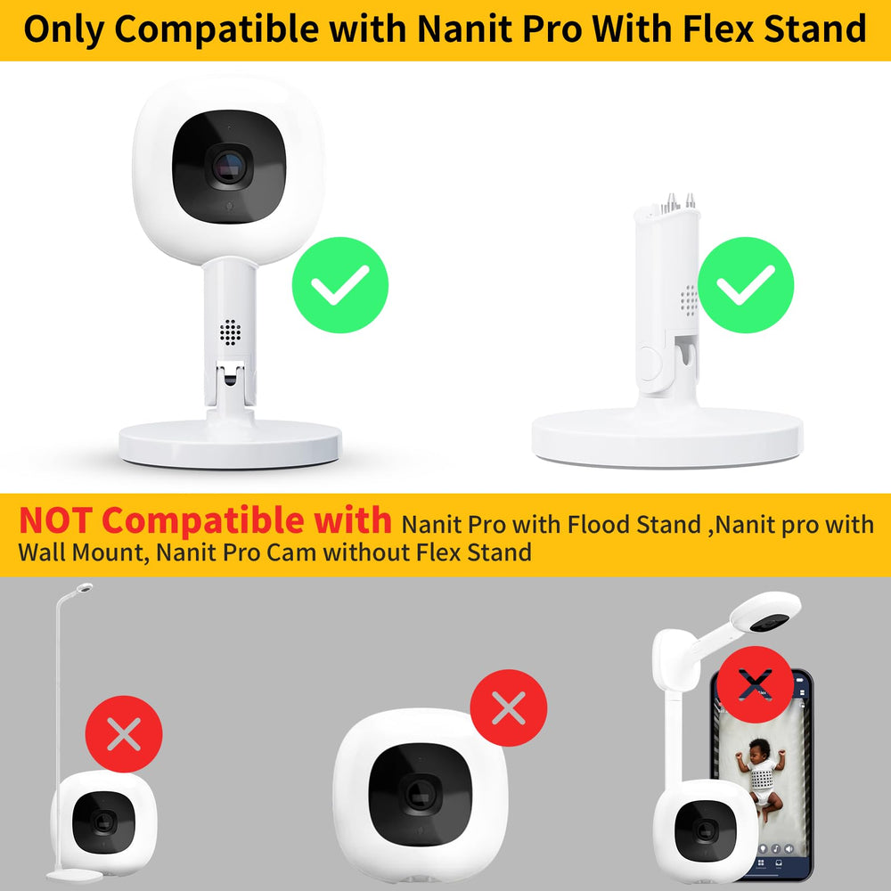 iTODOS baby monitor mount twist design wraps around cribs for flexible placement.