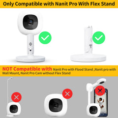 iTODOS baby monitor mount twist design wraps around cribs for flexible placement.