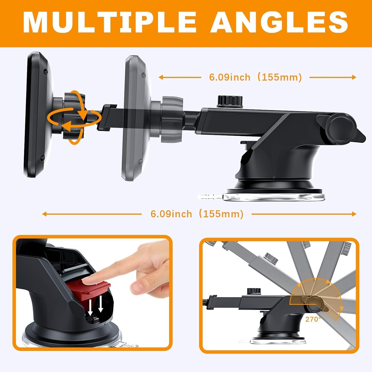 Itomoro 360-degree rotation lets you adjust view for any child seat.