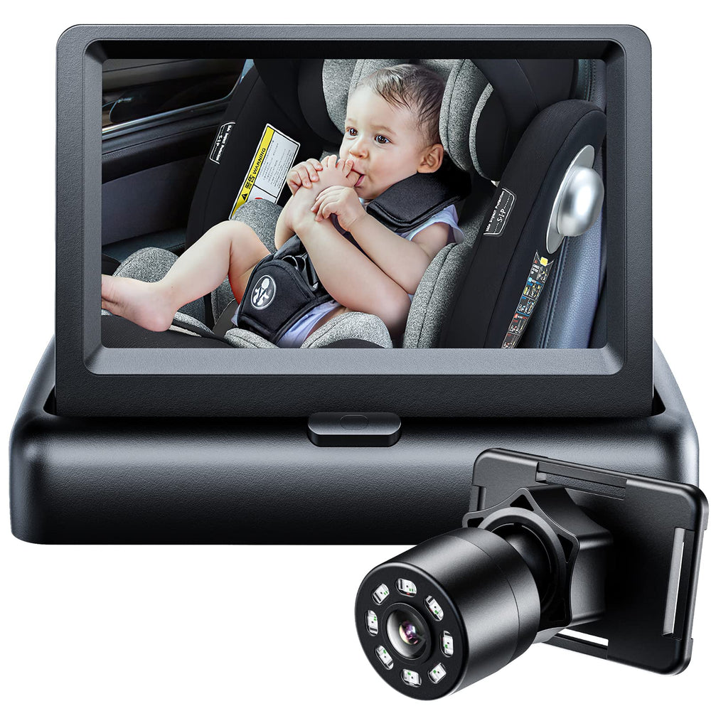 Itomoro Baby Car Mirror center-console view helps you keep eyes on the road safely.