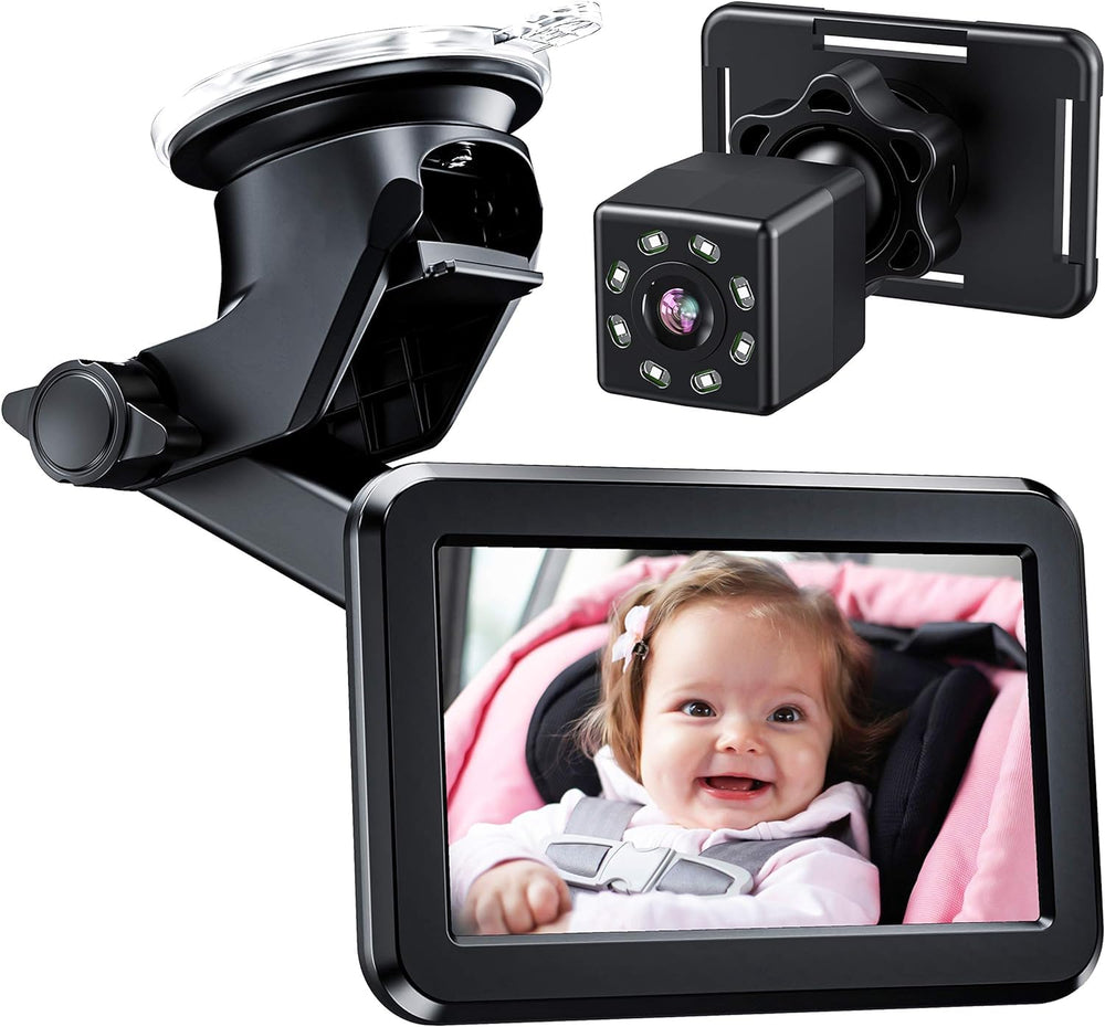 Itomoro baby car mirror wide view for safer driving with clear baby visibility.
