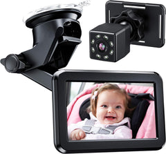Itomoro baby car mirror wide view for safer driving with clear baby visibility.