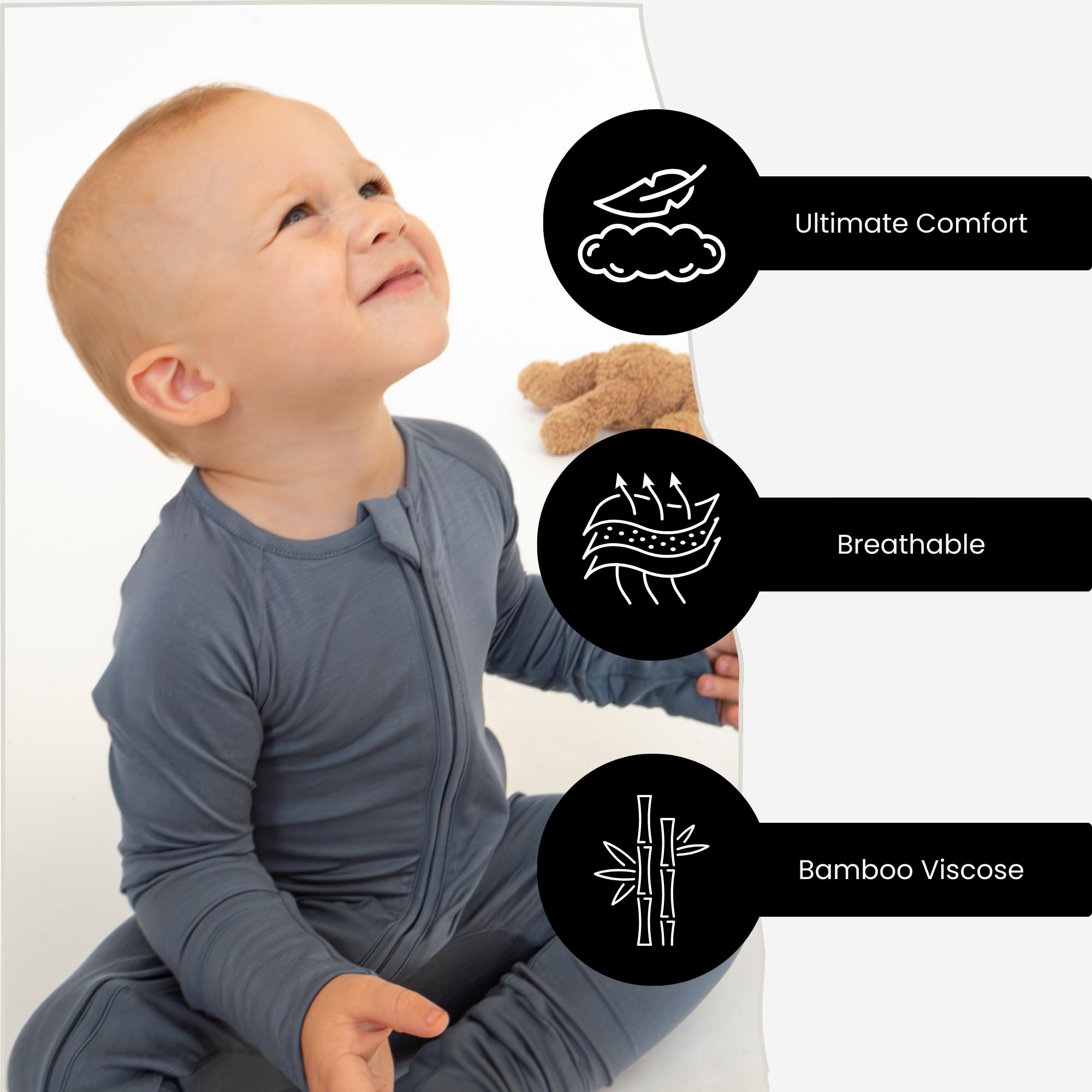 ITSY BITSY BOUTIQUE winter-warmth sleeper keeps baby cozy at night.
