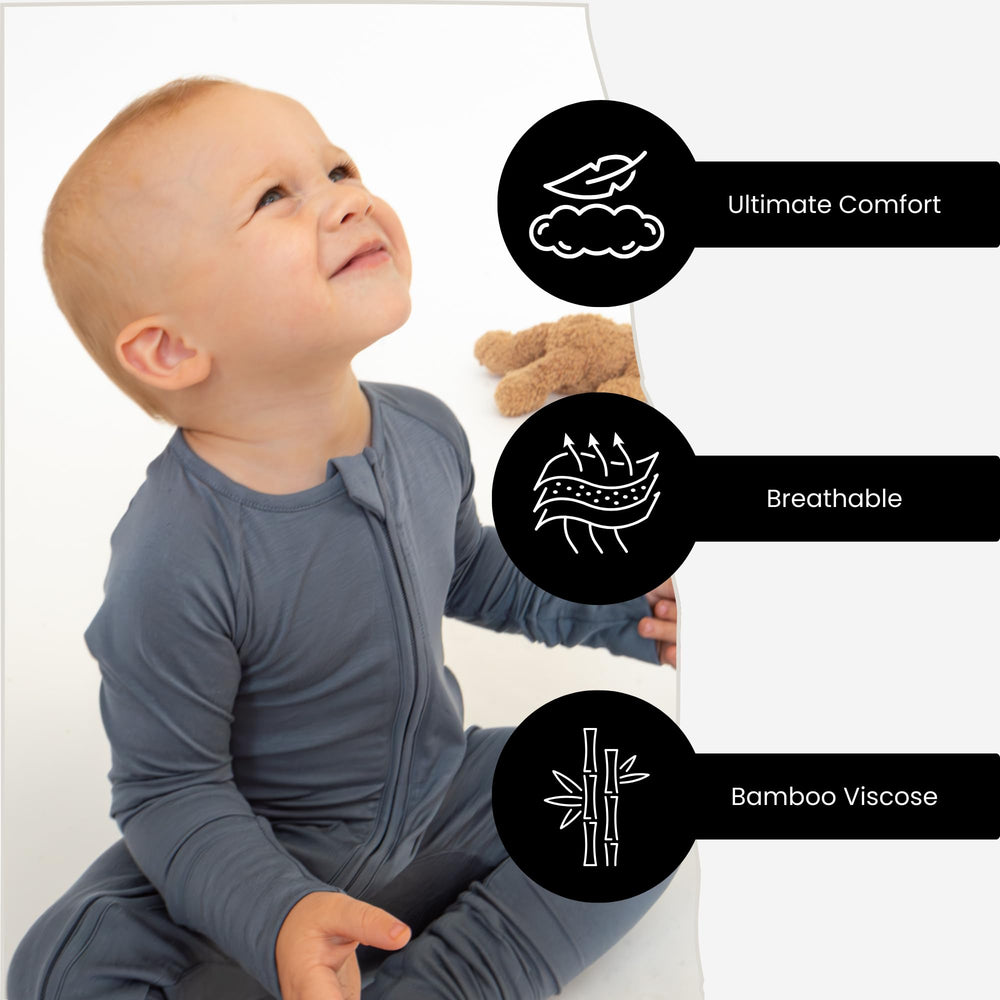 ITSY BITSY BOUTIQUE winter-warmth sleeper keeps baby cozy at night.