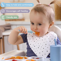 ITITT toddler forks in a small ergonomic size fit little mouths and hands