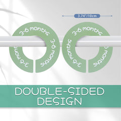 ITDYB baby closet dividers size label 3-6m makes toddler dressing faster.