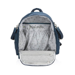 Itzy Ritzy Dream Backpack laptop pocket enables work-ready versatility.