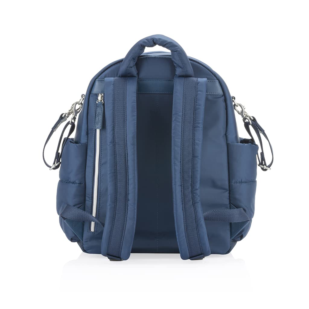 Itzy Ritzy Dream Backpack side view highlights compact, versatile design.