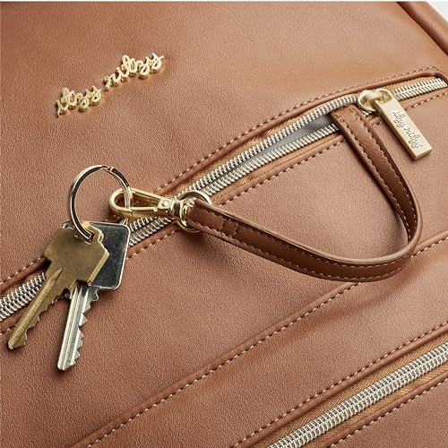 Itzy Ritzy Eras Diaper Bag Backpack cognac color adds versatile everyday appeal.